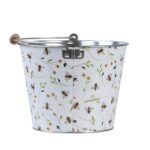 Esschert Design Bienenmuster Eimer (BEE033