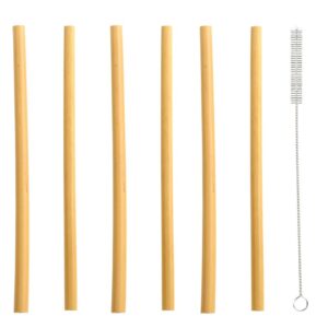 Esschert Design Bambus Strohhalme einschließlich Reinigungsbürste (C2128