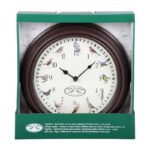Esschert Design Uhr mit Vogelgezwitscher (FB416