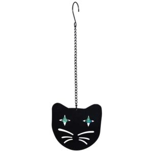 Esschert Design Vogelscheuche Katze schwarz (FY25