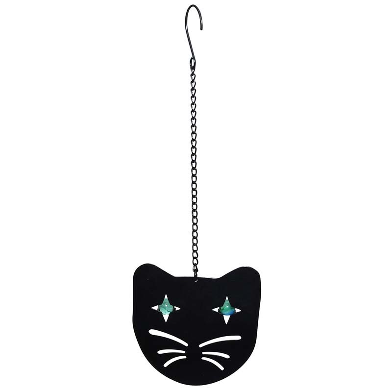 Esschert Design Vogelscheuche Katze schwarz (FY25