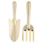 Esschert Design Goldene Gartenger?te 2er Set (GT153