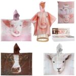 Esschert Design Kinderponcho Farmtiere sortiert (KG161