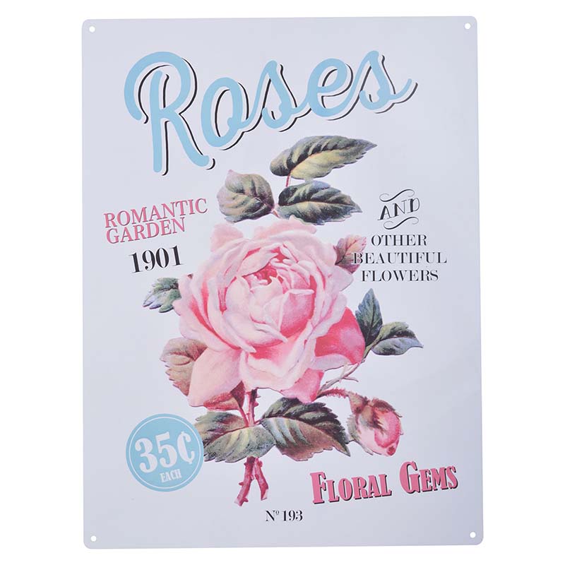 Esschert Design Bord rozen/roses (NG28
