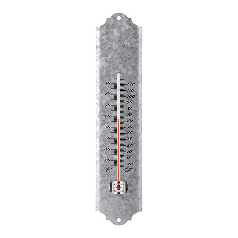 Esschert Design Thermometer antikzink klein 30cm (OZ10