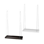 Esschert Design Rechthoekig hangend plantenplateau S zwart of wit (PY107
