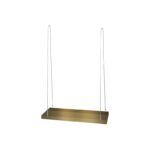 Esschert Design Rechthoekig gouden plantenplateau S (PY114