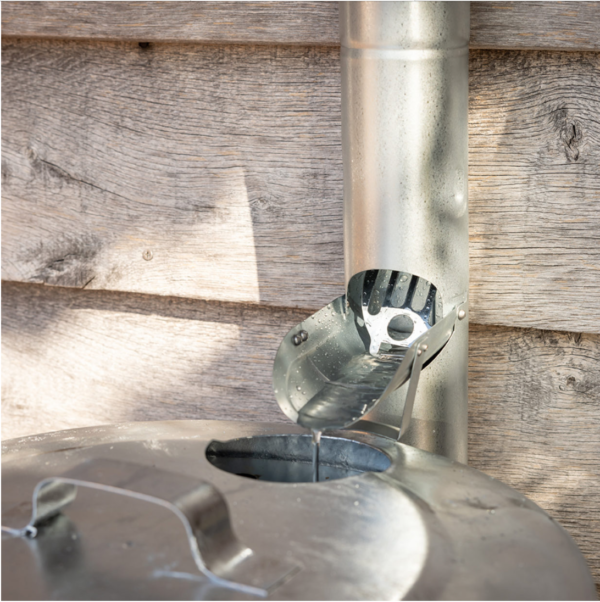 Esschert Design Regenfallrohrklappe zink – Bild 6