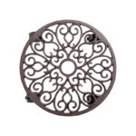 Esschert Design Rolluntersetzer Gusseisen groß