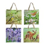 Esschert Design Sortierte Einkaufstasche mit Naturmotiven (TP139