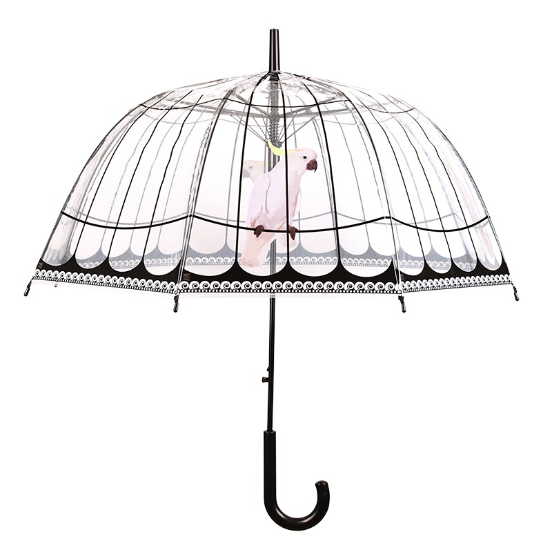 Esschert Design Schirm transparent Vogelk (TP321
