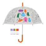 Esschert Design Ausmalregenschirm "Katzen" (KG278 8714982225741) - 03