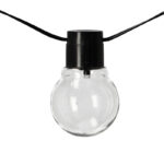 Esschert Design Tischklemme schw. mit Solarlichtern (PY159 8714982218125) - 02