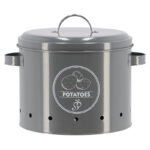 Esschert Design Vorratsdose Kartoffeln anthracite (C2139 8714982250880) - 01