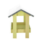 Esschert Design Bodenfuttertisch mit Dack (FB585 8714982249938) - 03