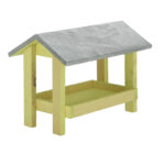 Esschert Design Bodenfuttertisch mit Dack (FB585 8714982249938) - 04
