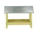 Esschert Design Bodenfuttertisch mit Dack (FB585 8714982249938) - 05