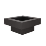Esschert Design Feuerschale quadratisch schwarz (FF573 8714982247934) - 02
