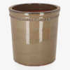 Esschert Design Blumentopf glasiert grau 25cm