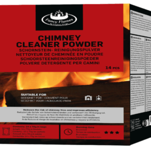 Esschert Design Schornstein- Reinigungspulver (FF962 EAN 8714982260810) L 11 x T 10 x H 15,1 cm, Gewicht 1.045 kg, Erhöht die Kalorienkapazität