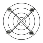 Esschert Design Trolley Metall rund Indoor L (BPH187 8714982277061) - 3