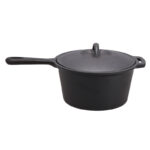 Esschert Design Pfanne mit Gusseisendeckel (FF642 8714982276590) - 2