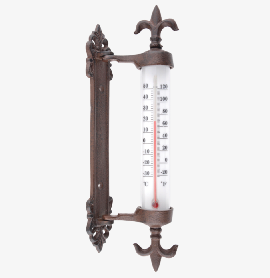 Esschert Design Fensterrahmenthermometer Gusseisen