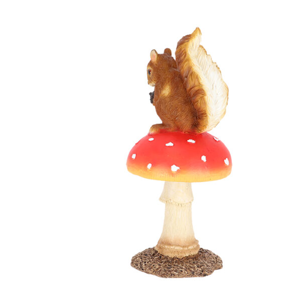 Esschert Design Fliegenpilz mit Eichhörnchen (37000657 8713968379508) - 05