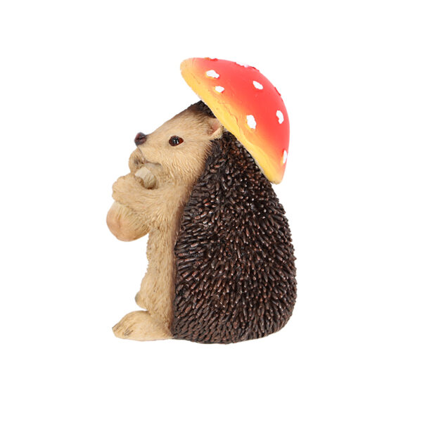 Esschert Design Fliegenpilz mit Igel (37000658 8713968379515) - 04