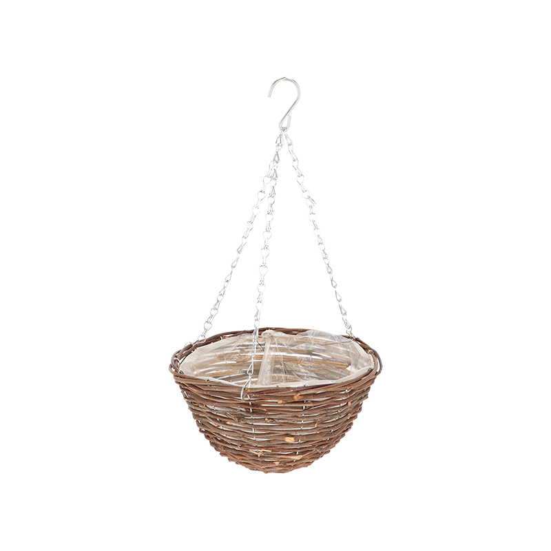 Esschert Design Blumenampel Weidengeflecht 25 cm () - 01