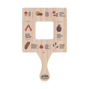 Esschert Design Entdeckerrahmen Baumfrüchte (KG370) B 11.8 X T 1.2 X H 19.8 cm, EAN 871498229323, 8Material 100% Kiefernholz, Gewicht 0,074 kg