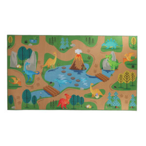 Esschert Design Outdoor Spielteppich Dinos (KG400) B 140 X T 80 X H 0,5 cm EAN 8714982297403 Material 95% Polyester, 5% PVC Gewicht 1,086 kg