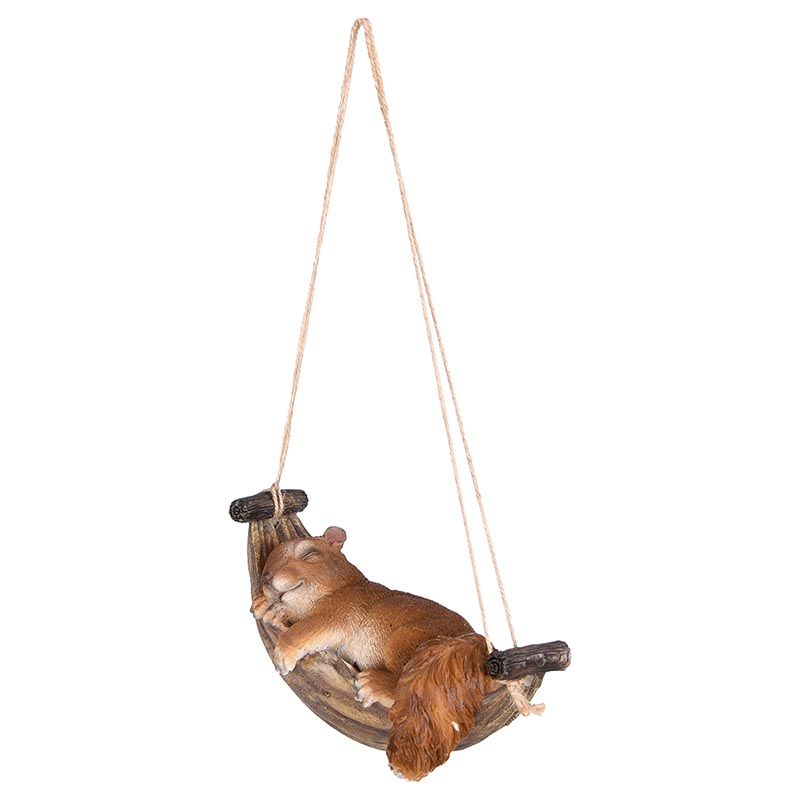 Esschert Design Squirrel in hammock (37000091