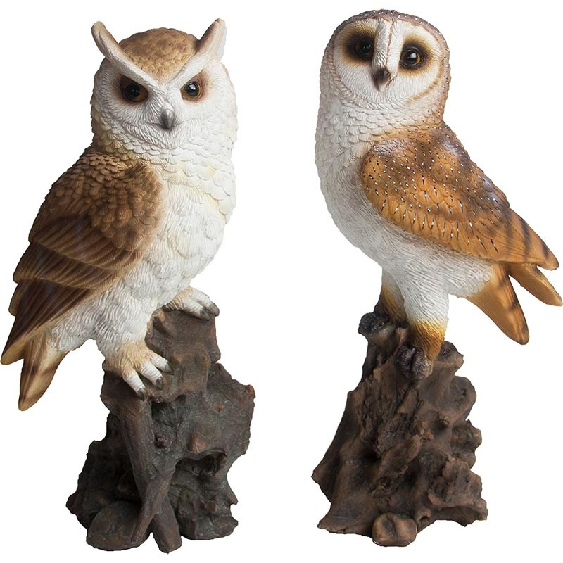 Esschert Design Owl on trunk L (37000206
