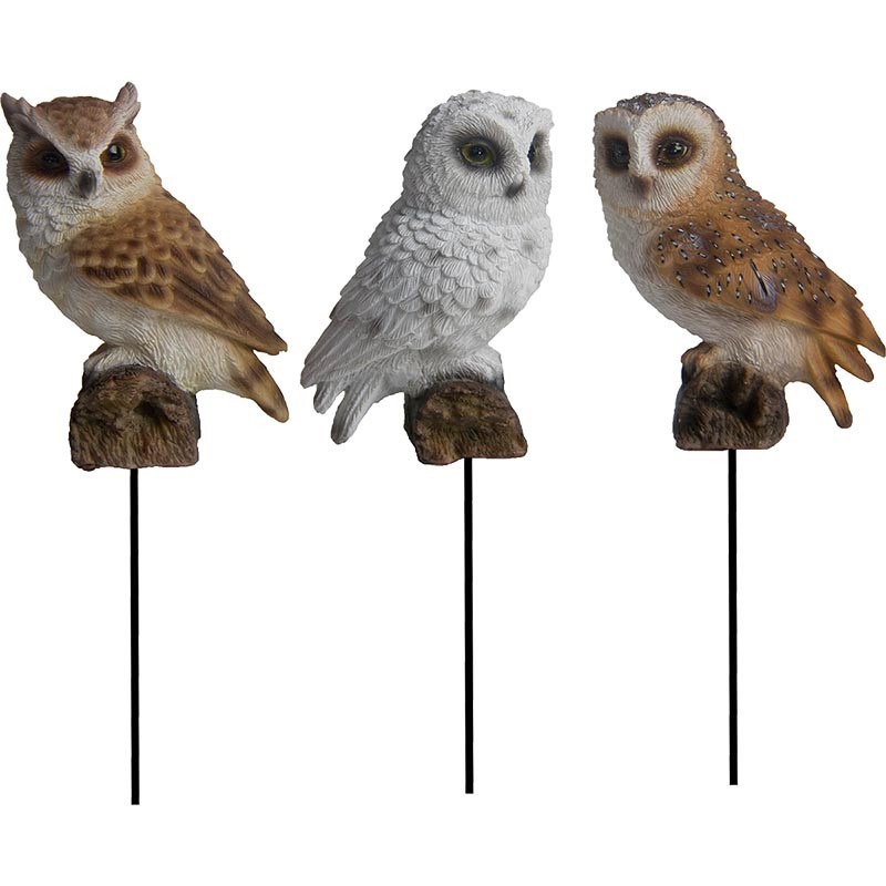 Esschert Design Owl on pole (37000208