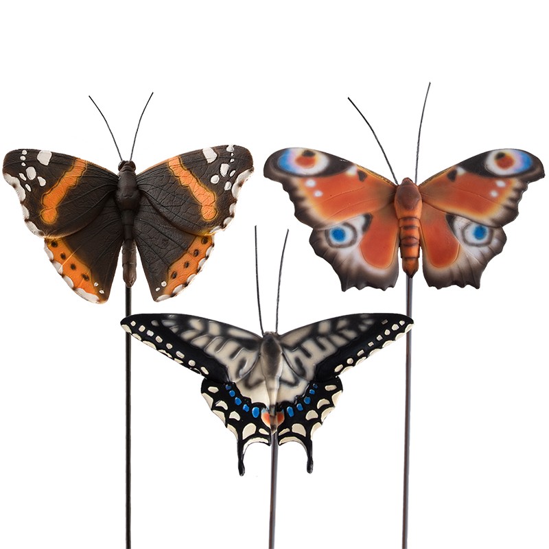 Esschert Design Butterfly on pole ass. (37000554