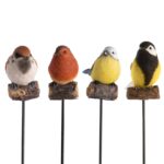 Esschert Design Bird on pole ass. (37000556