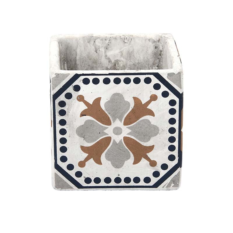 Esschert Design Portuguese tiles flower pot S (AC176