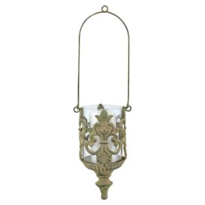 Esschert Design Aged Metal Green hanging lantern (AM94