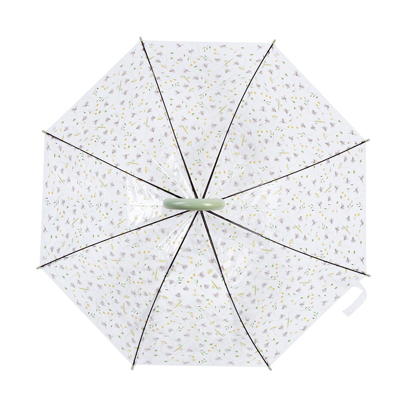 Esschert Design Bee print transparent umbrella (BEE003