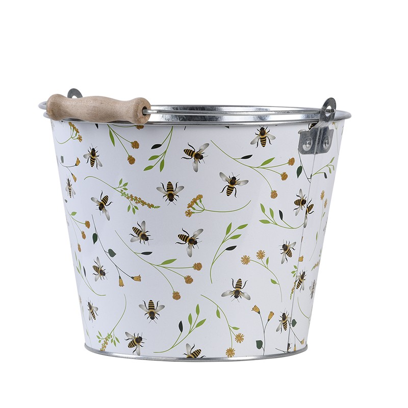Esschert Design Bee print bucket (BEE033