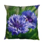 Esschert Design Buitenkussen bloem paars L keuze (BK026