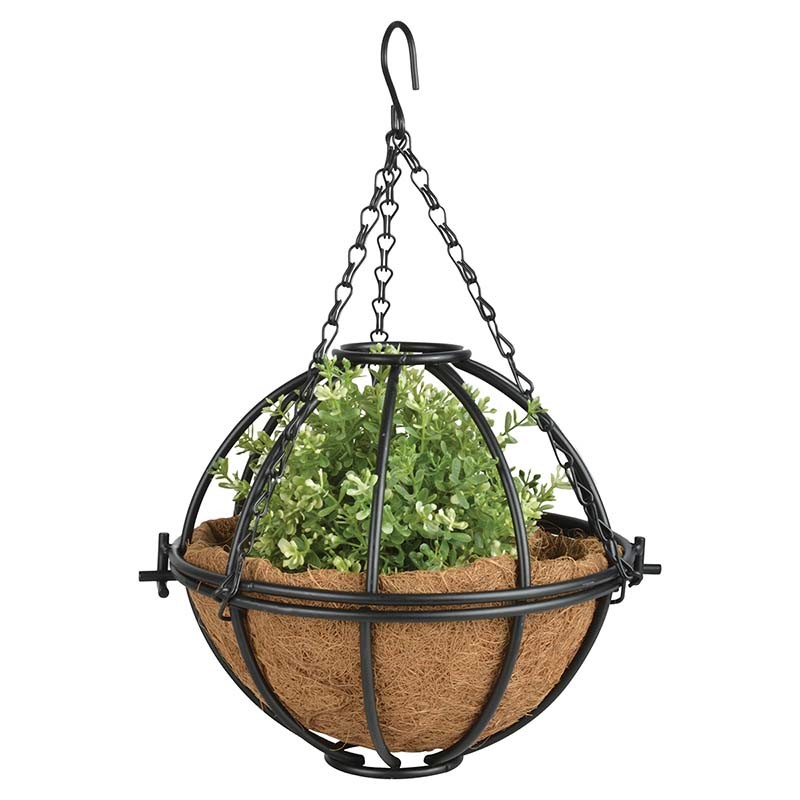Esschert Design Metal hanging basket shpere 10" (BPH71