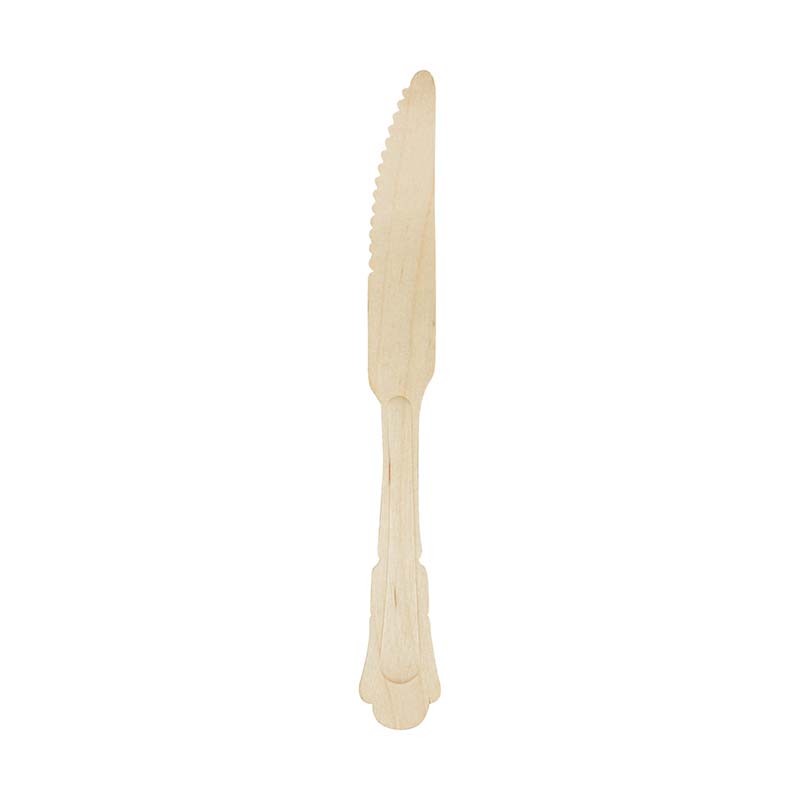 Esschert Design Wooden disposable knife set of 8 (C2091