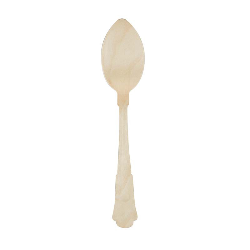 Esschert Design Wooden disposable spoon set of 8 (C2093