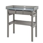Esschert Design Garden work bench grey (CF29G