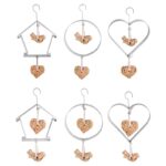 Esschert Design Zinc feeding hanger with food (FB225