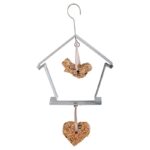 Esschert Design Zinc feeding hanger with food (FB225