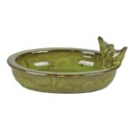 Esschert Design Bird bath ceramic oval random (FB404
