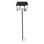 Esschert Design Birdtable on stick anthracite/white (FB408